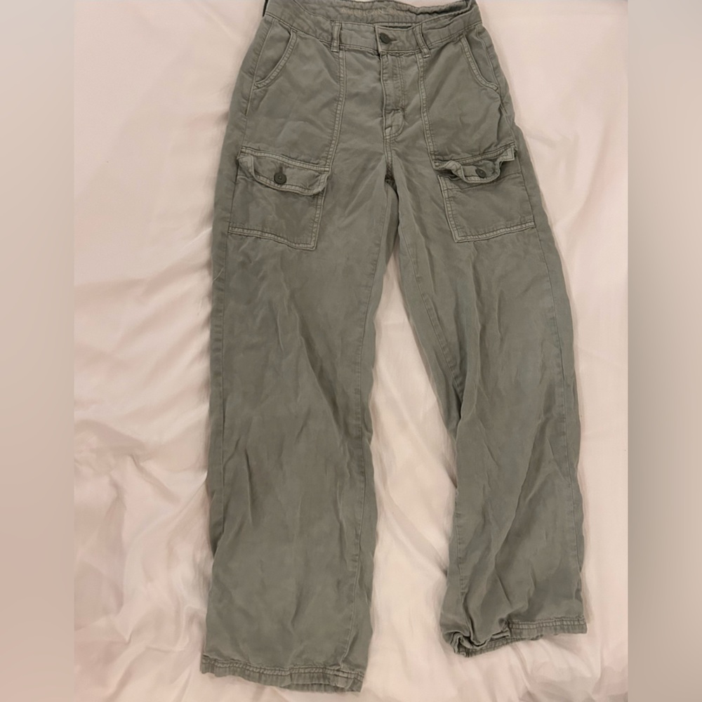 American eagle green cargo pants